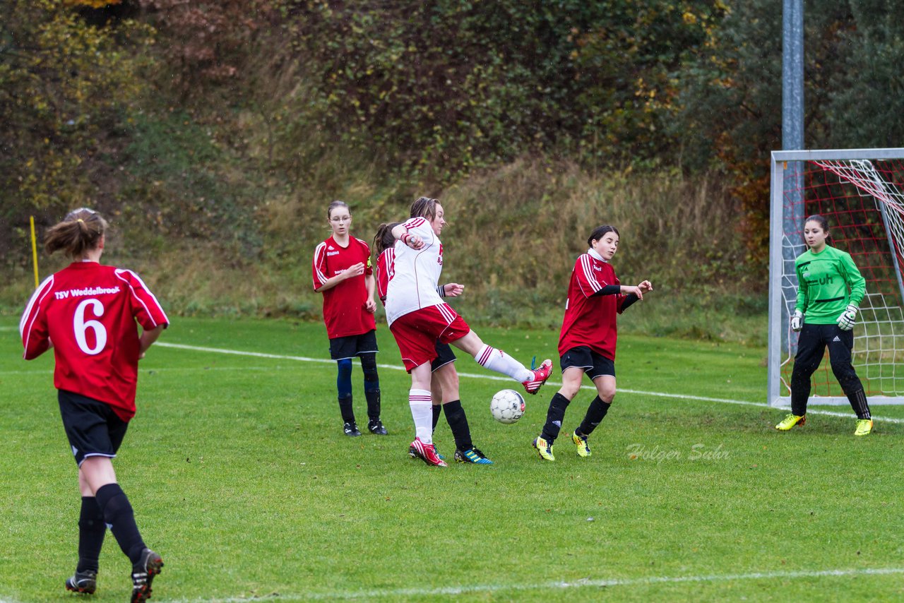 Bild 81 - B-Juniorinnen TuS Tensfeld - TSV Weddelbrook : Ergebnis: 3:1